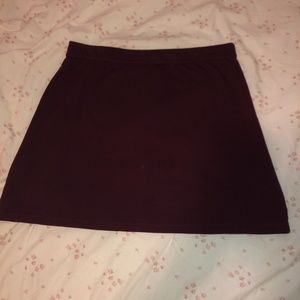Maroon Skirt